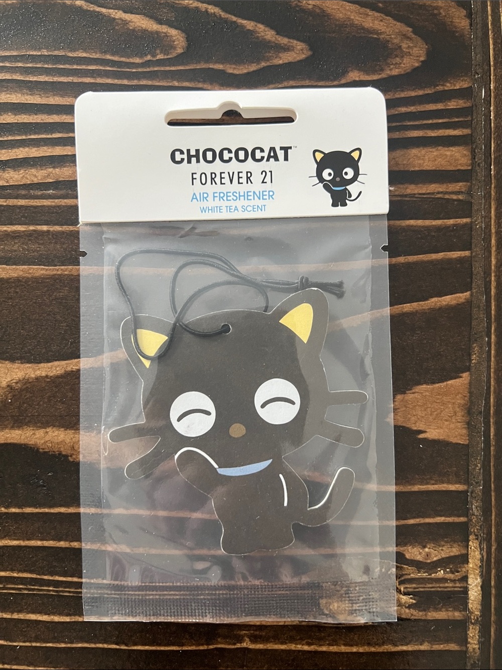 Forever 21 Chococat Black and Yellow Cat Air Freshener white tea scent